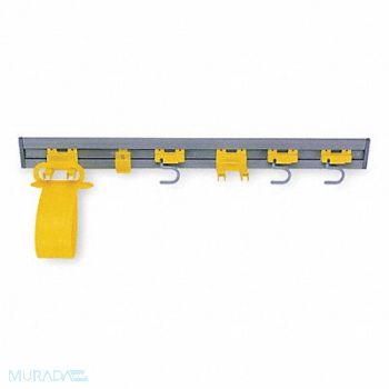 RUBBERMAID COMMERCIAL PRODUCTS Closet Organizer/Tool Holder 34 L Yellow, 4W307