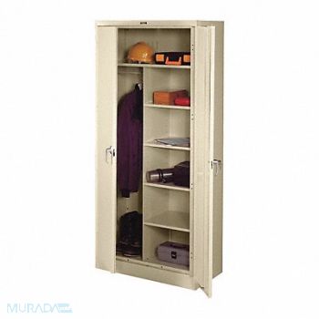 TENNSCO Storage Cabinet 78 x36 x24 Sand 5Shlv, 4W541