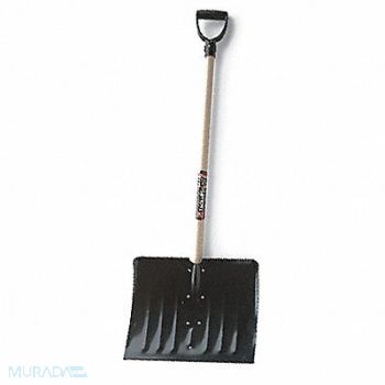 TRUE TEMPER Snow Shovel Steel Blade 18 W, 4W604