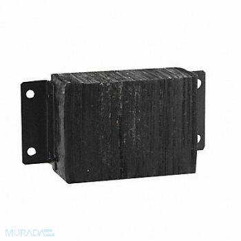 GRAINGER APPROVED Dock Bumper 10x6x14-3/4 in Rubber, 4W942