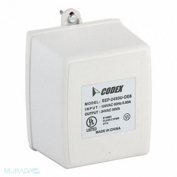 ALTRONIX Plug-in Transformer 115V In 24V Out 50V, 4WCD5