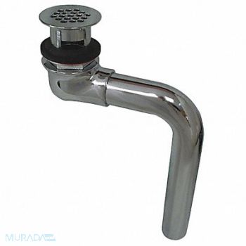ZURN Sink Drain D 1-1/4 L 8-3/4 Cast Brass, 4WDF4