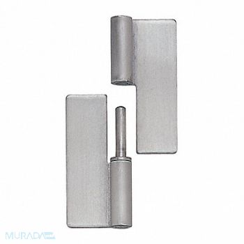 LAMP Lift-Off Hinge Satin 3-15/16x3-15/64 In., 4WDW5