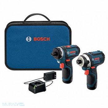 BOSCH Cordless Combination Kit 2 Tools 12V DC, 4WLH7
