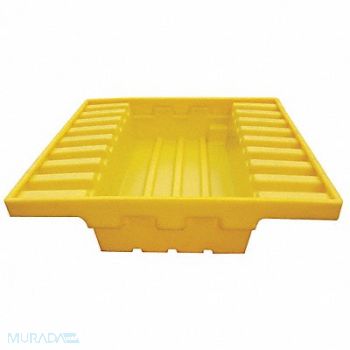 ULTRATECH Rack Containment Sump 4 Drum, 4WLT7