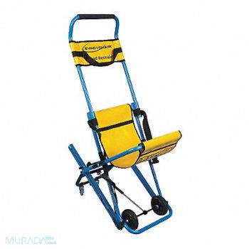 EVAC-CHAIR Stair Chair 400 lb Cap. Blue, 4WLZ7