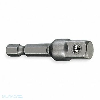 DEWALT Impct Skt Adpt Steel Blk Oxd 1/4 in, 4WM52