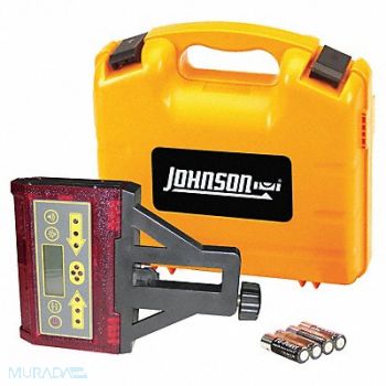 JOHNSON Red Beam Laser Detector w/Clamp, 4WMC4