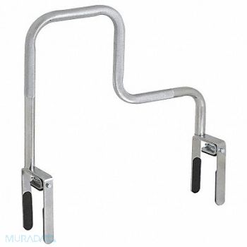 GRAINGER APPROVED Bathroom Safety Rail Steel 15 in L, 4WMJ5