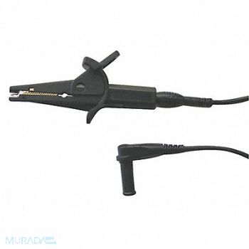 GRAINGER APPROVED Alligator Clip Test Lead 36 In Black, 4WPZ5