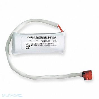 LITHONIA LIGHTING Battery 1.2V 168hr 1 7/8in AMP, 4WT20