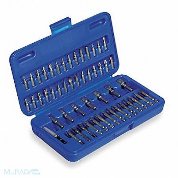 WESTWARD Screwdriver Bit Set 51 Pieces 1/4 Shank, 1VXP5