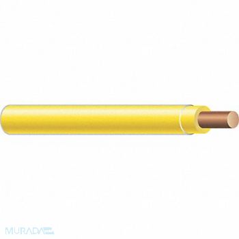 SOUTHWIRE Building Wire 14AWG THHN Sld Yel 2500ft, 4WYU9