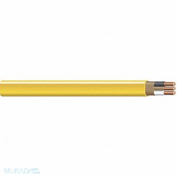 ROMEX Nonmetallic Cbl 2 w/Gnd 12AWG Yel 250ft, 4WZT5