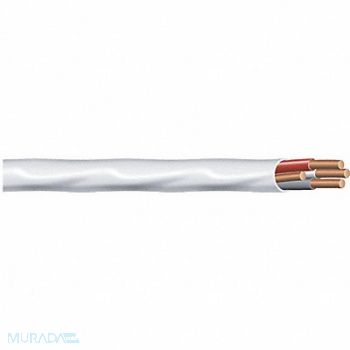 ROMEX Nonmetallic Cbl 3 w/Gnd 14AWG Wht 250ft, 4WZU2
