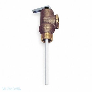 WATTS T and P Relief Valve 3/4 in Inlet, 4X563
