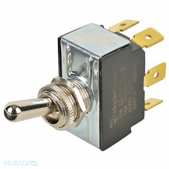 CARLING TECHNOLOGIES Toggle Switch DPDT 10A @ 250V QuikConnct, 4X851