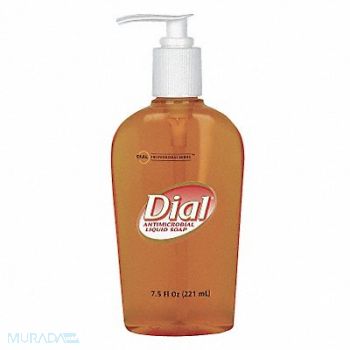 DIAL Liquid Hand Soap 7.5 oz Floral PK12, 4XKR6