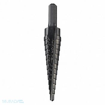LENOX Step Cone Drill 1/8in to 1/2in HSS, 4XL22