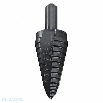 LENOX Step Cone Drill 1/2in to 1in HSS, 4XL23
