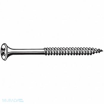 GRAINGER APPROVED Drywall Screw 2 1/2 L #8 Phosphat PK2000, 4XLY5