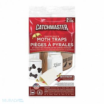 CATCHMASTER Moth Trap 8-1/2 in L 5-1/4 in W PK2, 4XTZ9