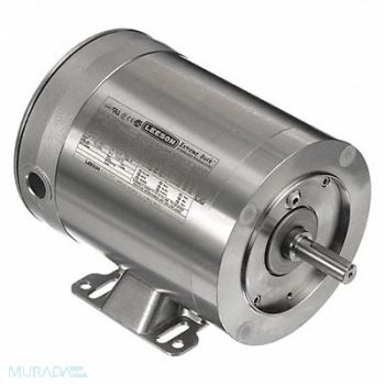 LEESON Motor 1/2 HP 1725 56C 208-230/460V, 4YED7