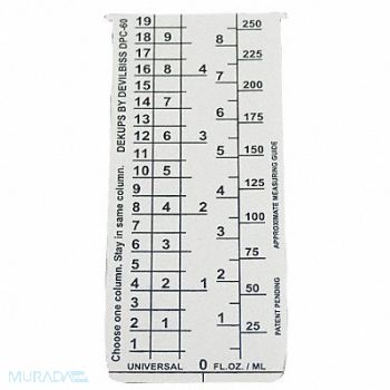 DEVILBISS Disposable Measuring Guide Inserts PK10, 4YEJ1