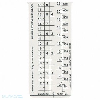 DEVILBISS Disposable Measuring Guide Inserts PK10, 4YEJ2