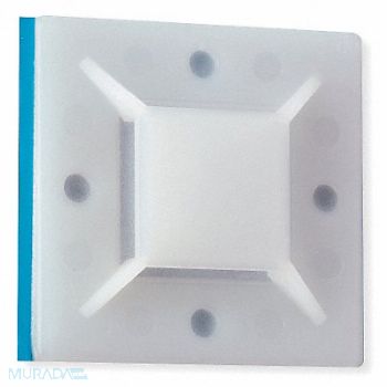 TY-RAP Cable Tie Base 4 Way Natural PK25, 4YF44