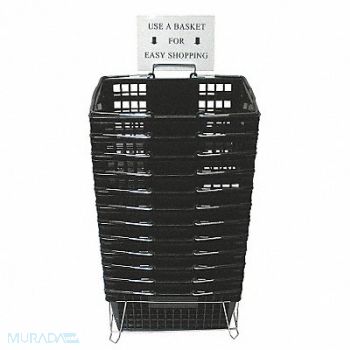 GRAINGER APPROVED G1931 Hand Basket Polypropylene8 5/8 in PK12, 4YFF1