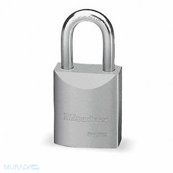 MASTER LOCK Keyed Padlock 29/32 in Rectangle Silver, 4YH32