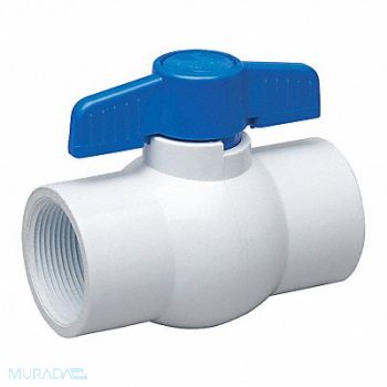 GRAINGER APPROVED PVC Ball Valve Inline FNPT 2, 4YLJ8