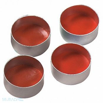 WHEATON Chrom EZ Seal Ntrl. Red Rbbr 11mm PK1000, 4YMP9