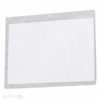 GRAINGER APPROVED Shop Ticket Holder 12 13/16 W Clear PK50, 4YNT9