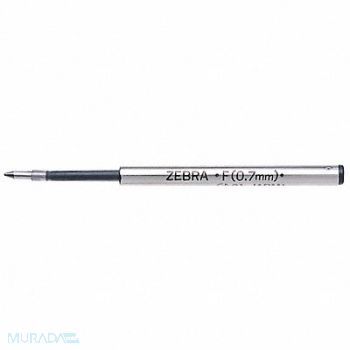 ZEBRA PEN Pen Ink Refill Ballpoint Black PK2, 4YNZ6
