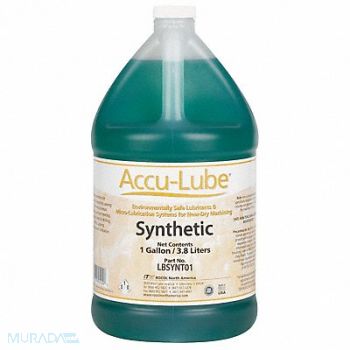 ACCU-LUBE Synthetic Lubricant MQL 1 Gal VOC Free, 4YPL5