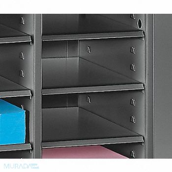 TENNSCO Shelves Legal Size Black PK5, 4YTD7