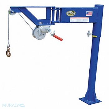 VESTIL Davit Crane Van 400 Lb Manual, 4ZB24