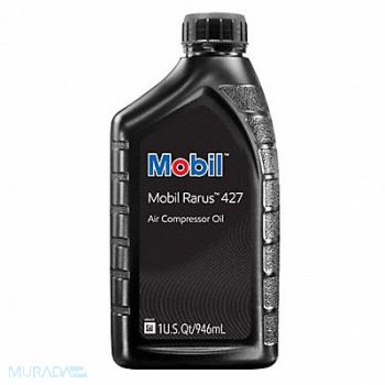 MOBIL Non-Detergent Compressor Oil 1 qt Bottle, 4ZF21
