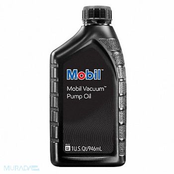 MOBIL Vacuum Pump Oil 1 qt Bottle 20 SAE Grade, 4ZF23