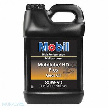 Mobilube HD Plus 80W90 Gear Oil 2.5 gal., 4ZF27