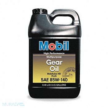 Mobilube HD Plus 85w140 Gear Oil 2.5 gal, 4ZF28