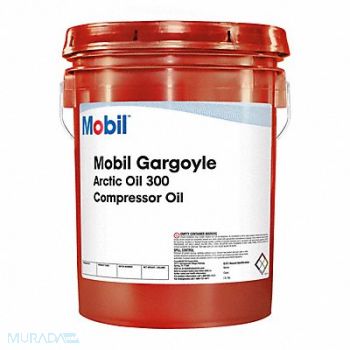 MOBIL Compressor Oil 5 gal Pail 20 SAE Grade, 4ZF41