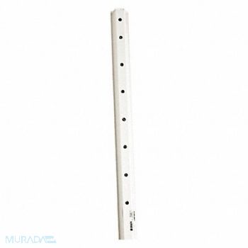 BRADY Sign Post White 8 ft L, 4ZH33