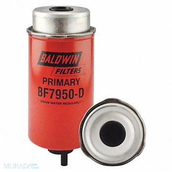 BALDWIN FILTERS Fuel Filter 7-21/32 x 3-1/2 x 7-21/32 In, 4ZJA4