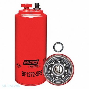 BALDWIN FILTERS Fuel Filter 9-15/32x3-11/16x9-15/32 In, 4ZPZ3