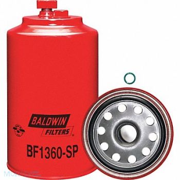 BALDWIN FILTERS Fuel Filter 8-1/8 x 4-9/32 x 8-1/8 In, 4ZRV7