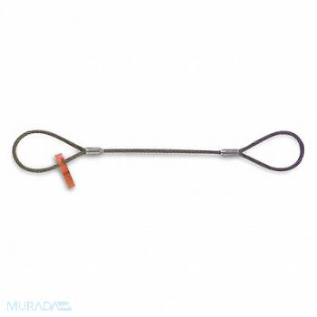 LIFT-ALL Wire Rope Sling Eye and Eye 5 ft.L, 9ANC7