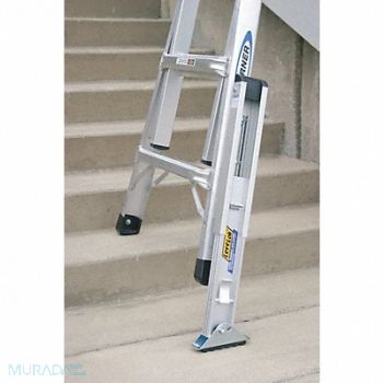 WERNER Extension Ladder Leveler Aluminum, 4ZY21